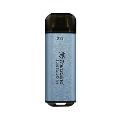 TRANSCEND, Ssd, 2tb extssd usb10gbps type c silver, TS2TESD300S - 2