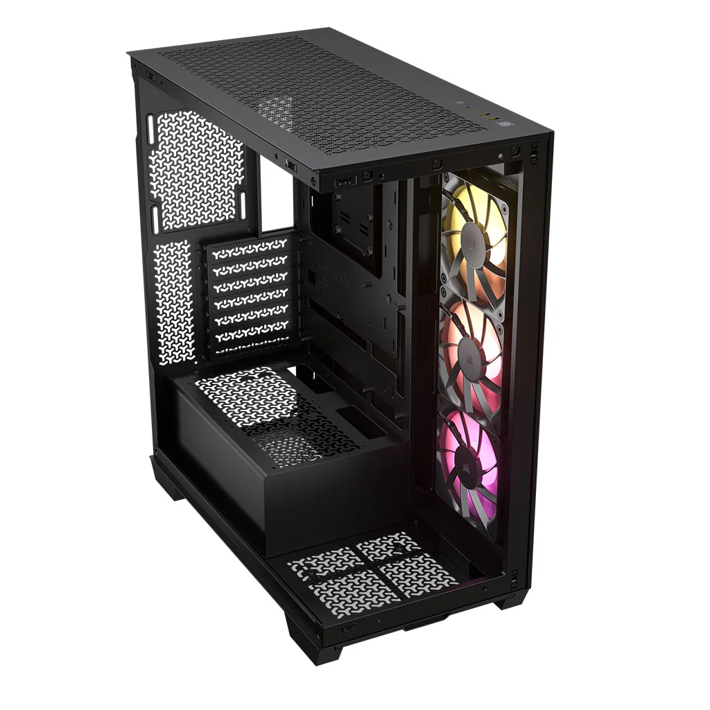 Corsair 3500X ARGB Tempered Glass Mid-Tower Case - Black(CC-9011278-WW) - 2