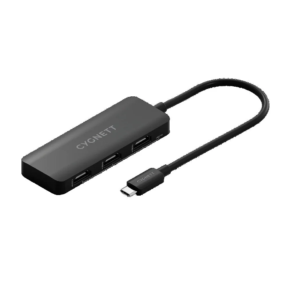 Cygnett Unite 3-in-1 USB-C to Triple HDMI Hub- Black(CY5392CYHUB), 2x4k(60HZ), 3x4k(30Hz), Supports MST Mode, ABS Outershell, 15cm cable, 2 Year Warranty CY5392CYHUB