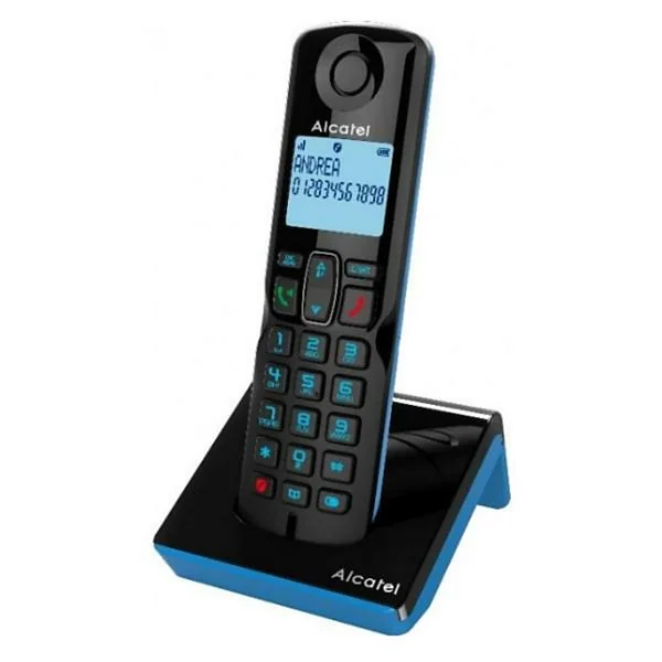 ALCATEL FISSI, Telefonia fissa, Alcatel s280 solo blue, ATL1425383 - 1