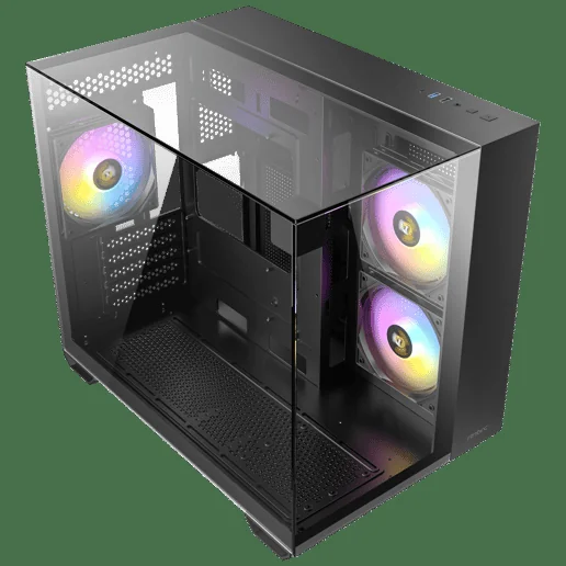 Antec CX600M Trio ARGB Mini Tower Gaming Case - Black