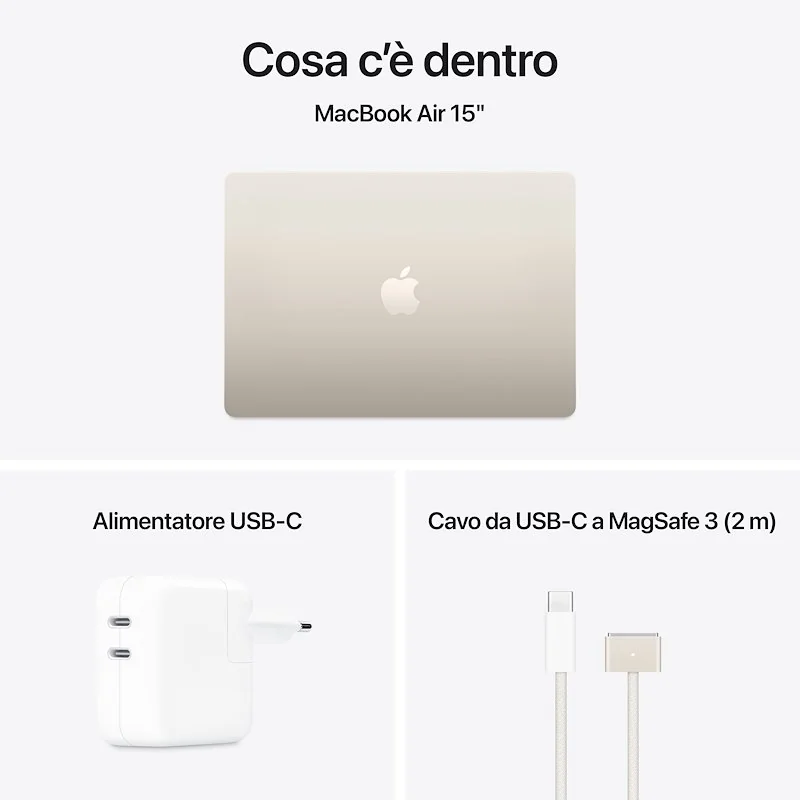 Apple MacBook Air 15'' M4 24/512GB Mc6k4t/a Galassia