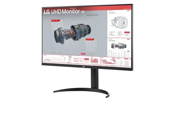 LG 32BR55UK-B 32" 4K UHD, VA Monitor with USB-C hub