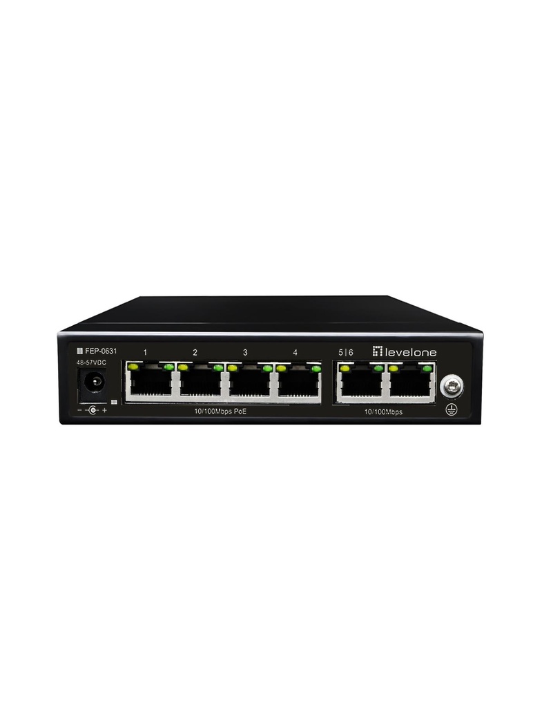 6-PORT FAST ETHERNET POE SWITCH