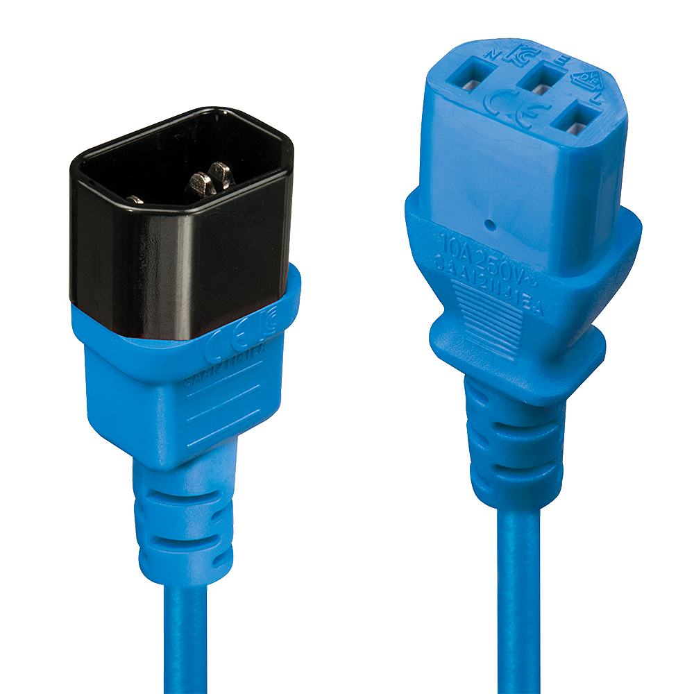 PROLUNGA IEC C-13 A C-14 BLU  2M