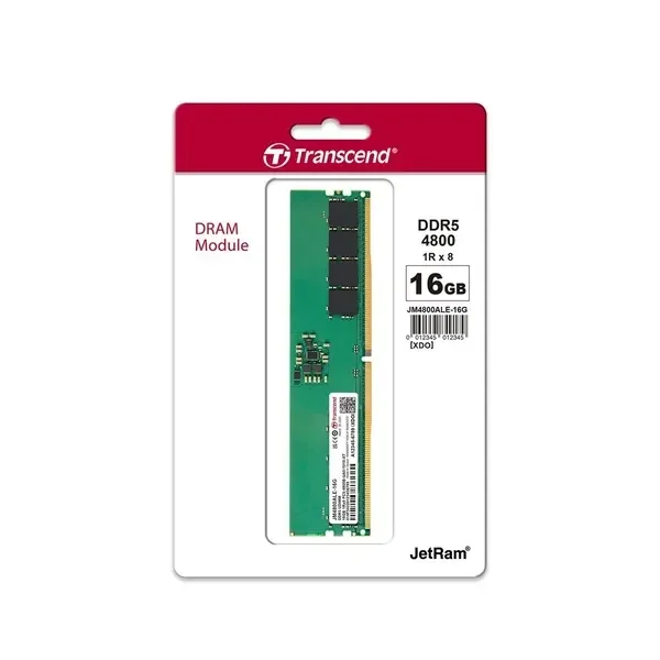 16GB JM DDR5 4800 U-DIMM 1RX8 2GX8