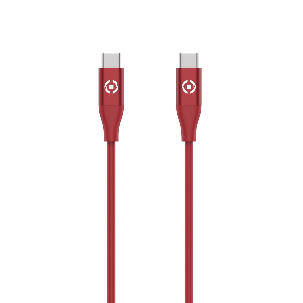 60W USB-C TO USB-C CABLE 1.5M RED