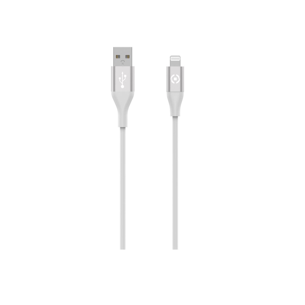 12W USB-A TO LIGHTNING CABLE 1M WH