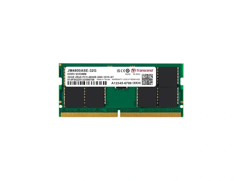32GB JM DDR5 4800 SO-DIMM 2RX8 2GX8