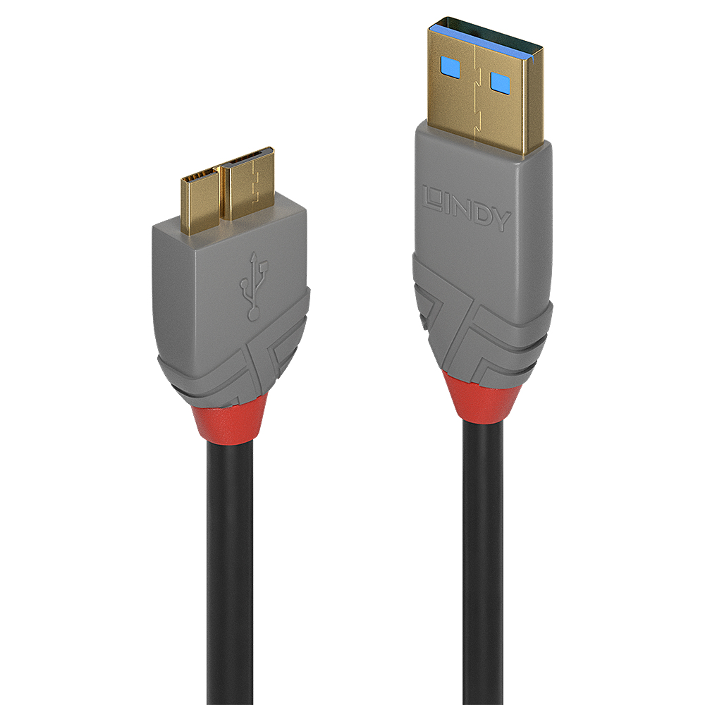 CAVO USB 3.2 A A MICRO-B ANTHRA 3M
