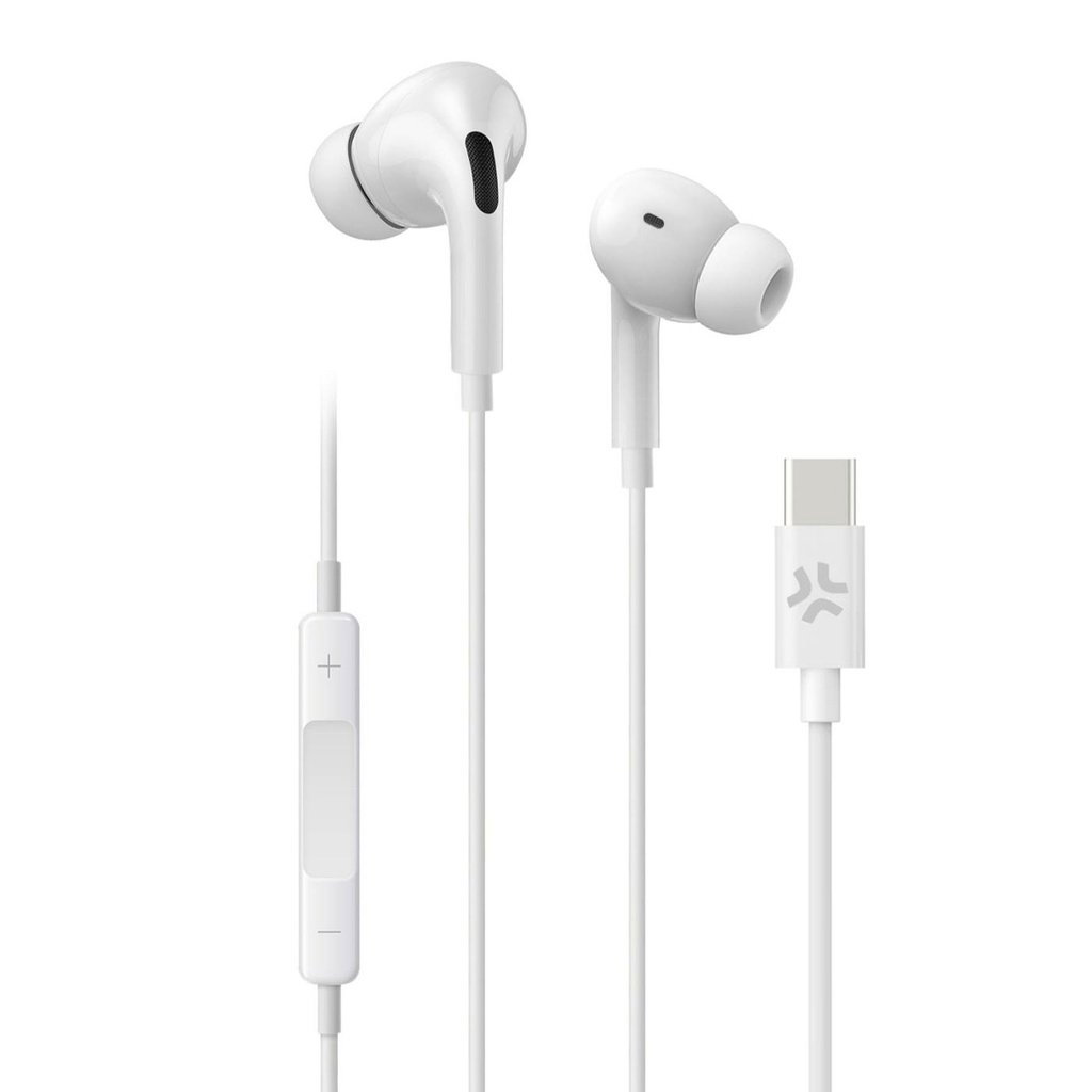 IN-EAR USB-C STEREO EARPHONES WHITE