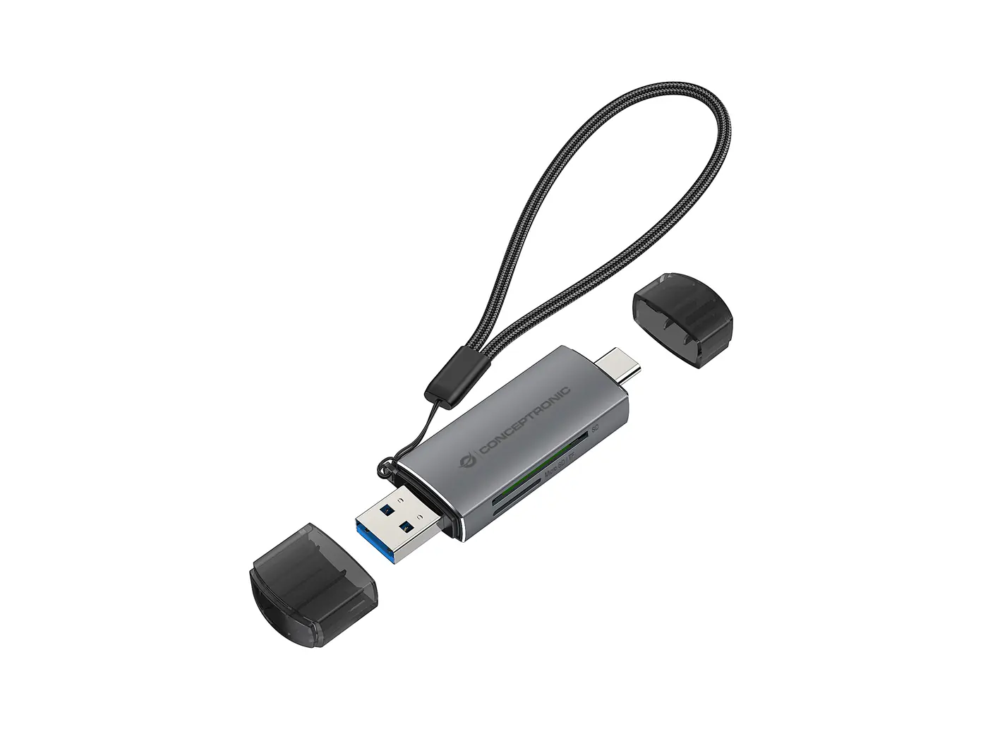 2-IN-1 USB 3.0 DUAL PLUG CARD READ.