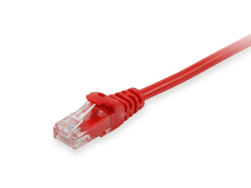 CAT.6A U/UTP PATCH CABLE  1.0M  RED