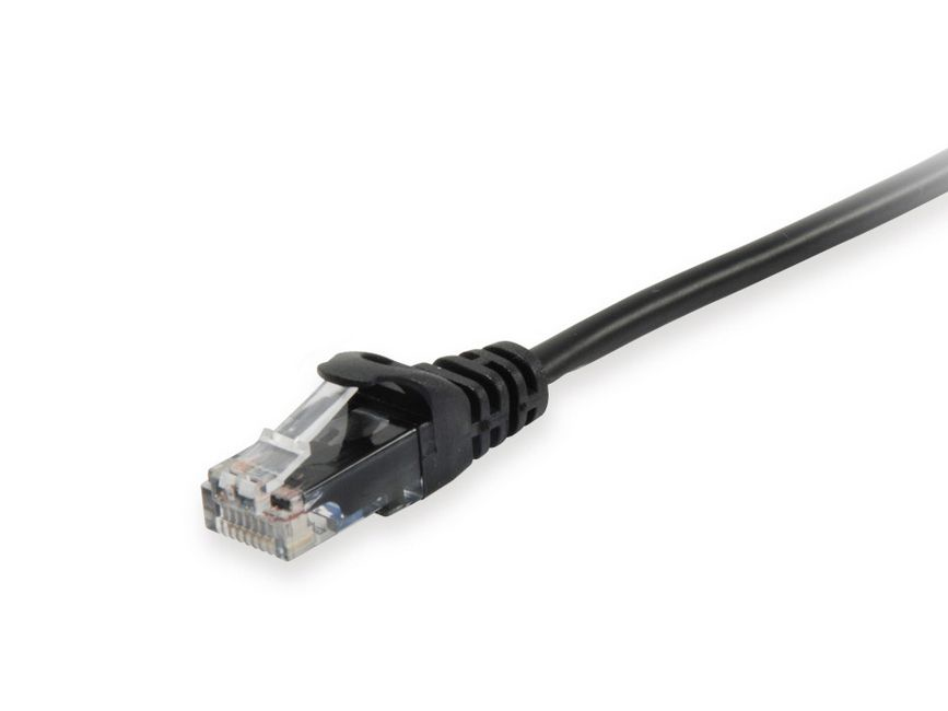 CAT.6A U/UTP PATCH CABLE  0.5M  BLA
