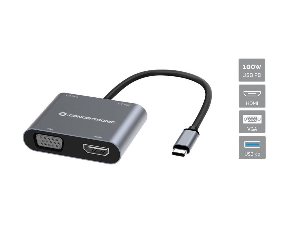 4-IN-1 DOCKING STATION USB 3.2 GEN