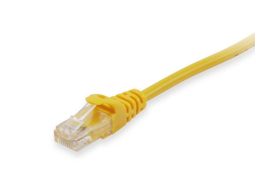 CAT.6A U/UTP PATCH CABLE  1.0M  YEL