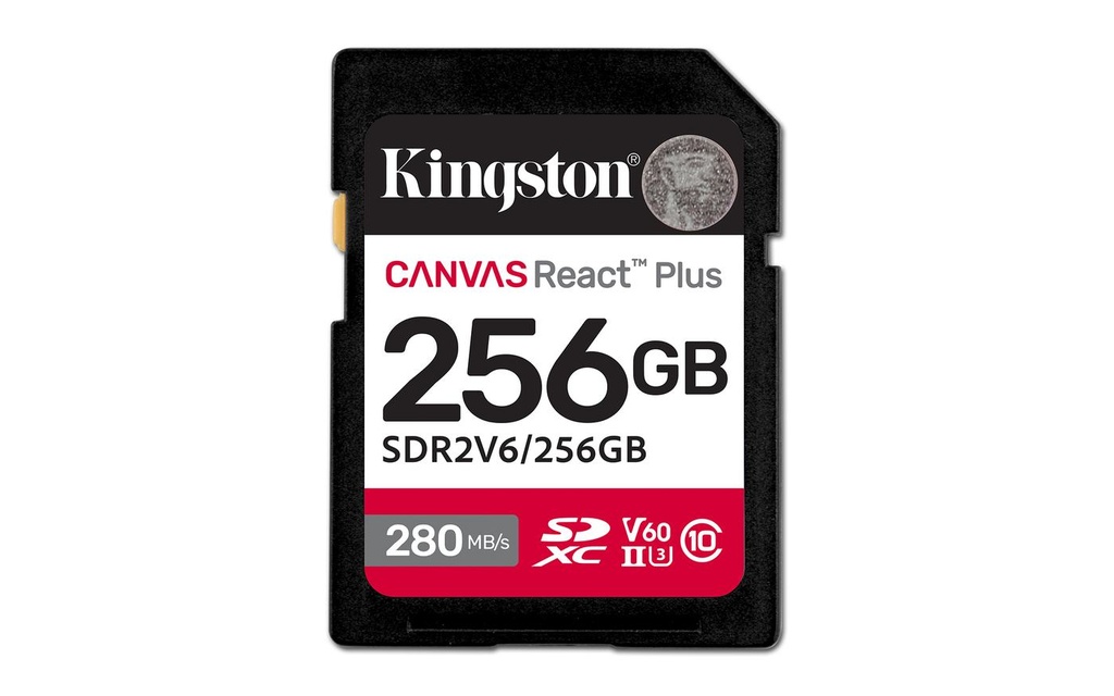 256GB CANVAS REACT PLUS SDXC U3 V60