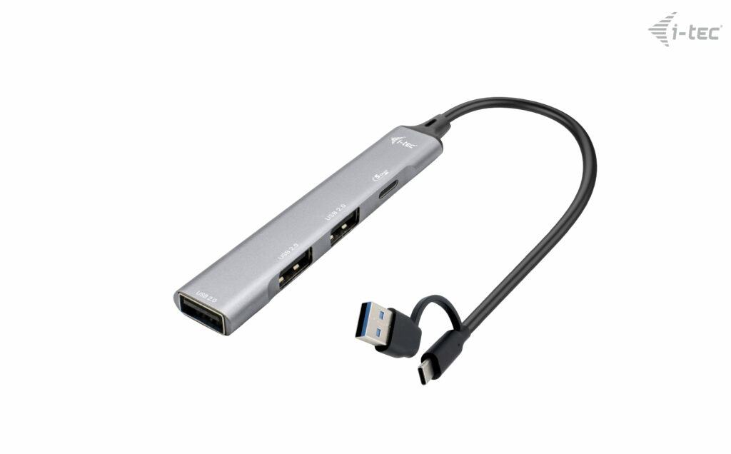 I-TEC USB-A/USB-C METAL HUB
