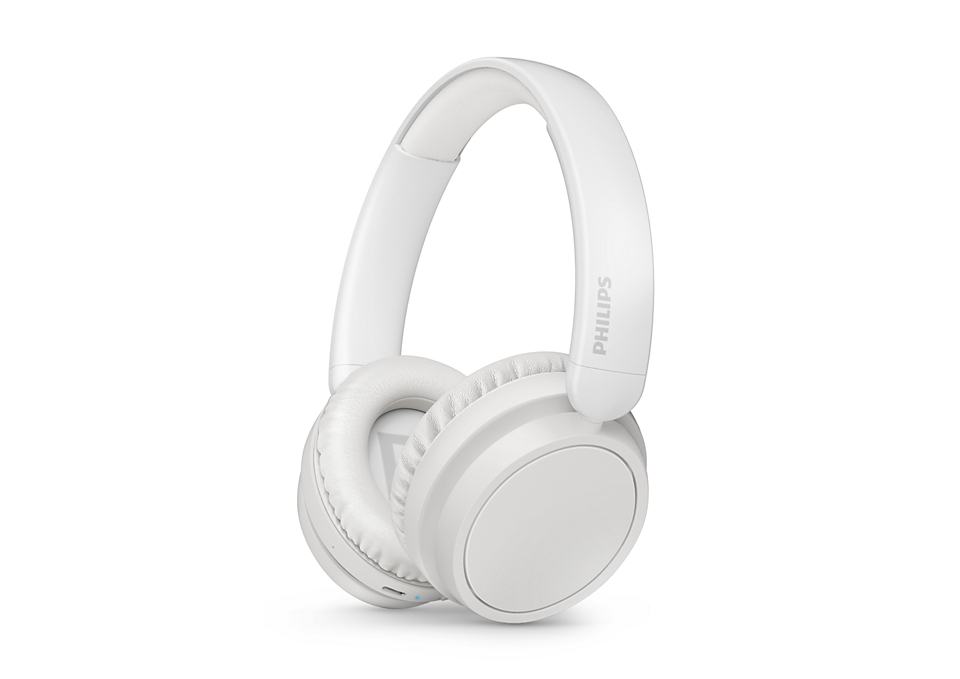 CUFFIA OVER-EAR WRLS BASS+ S5 WHITE