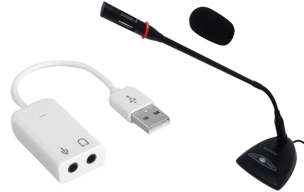 KIT MIC. DESK-100 + SCHEDA USB135