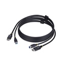 CAVO KVM DISPLAYPORT/USB 1,8M