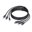 CAVO KVM DOPPIO DP/USB