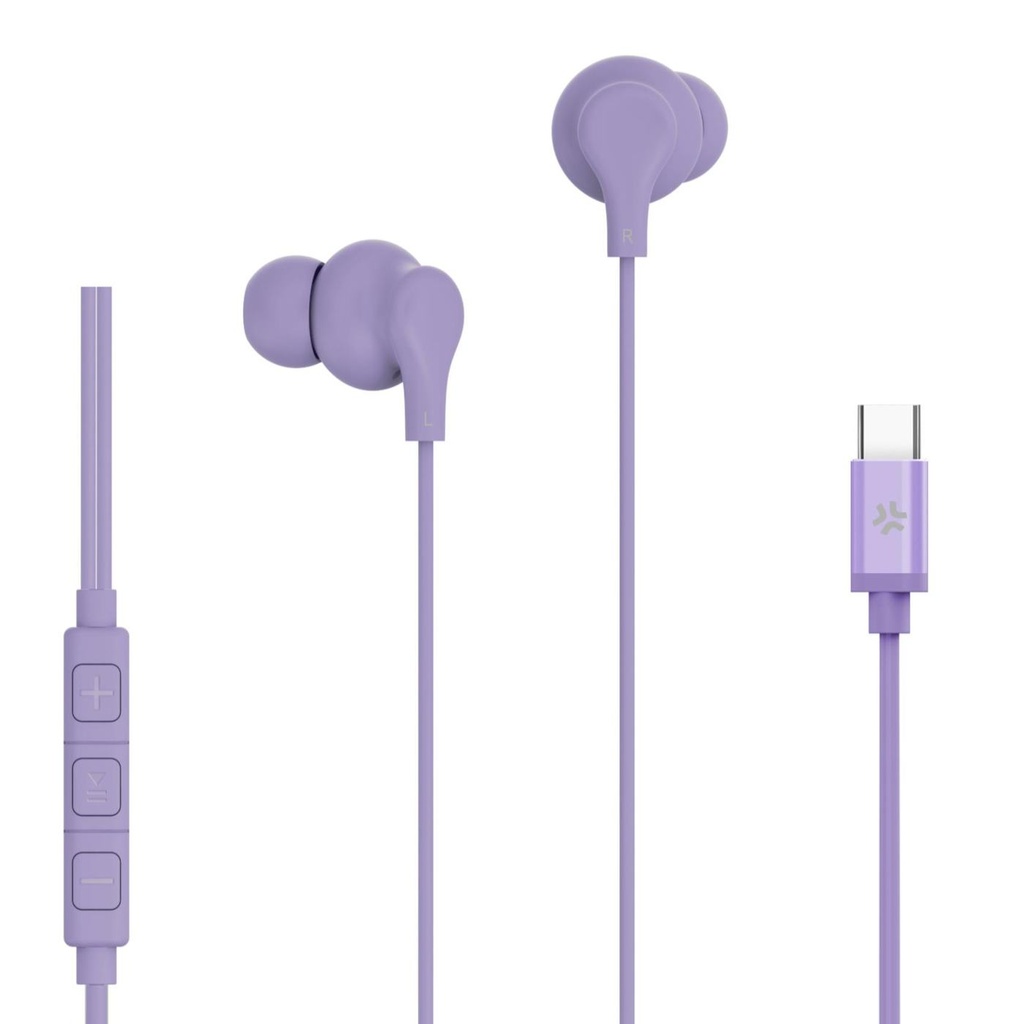 IN-EAR USB-C STEREO EARPHONE VIOLET