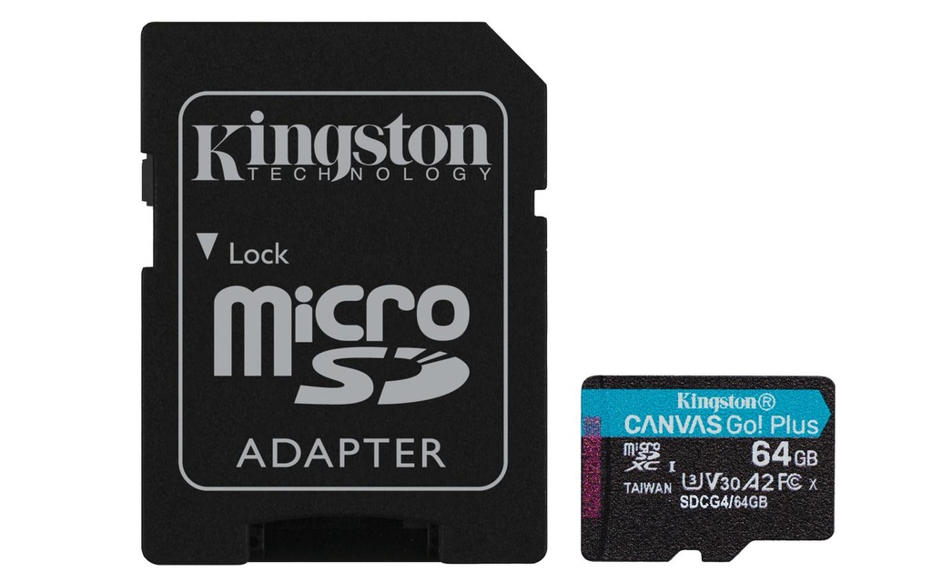 64GB MICROSDXC CANVAS GO PLUS 4 +A