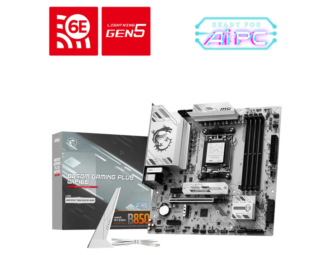 B850M GAMING PLUS WIFI6E