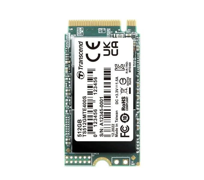 512GB M2 2242 PCIEGEN3X4 NVME 3DTLC