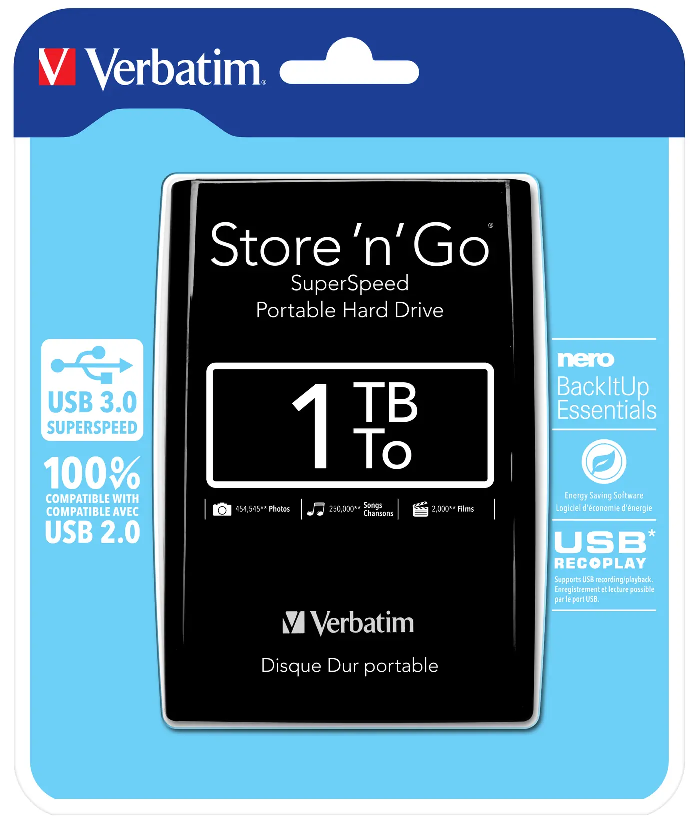 HARD DISK EST.USB 3.0-1 TB-2.5 SLIM
