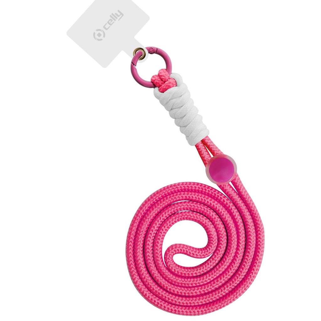 NECK LACET NYLON PINK FLUO