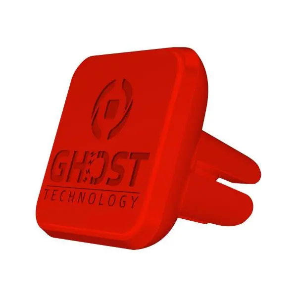 MAGNETIC AIRVENT CAR HOLDER RED