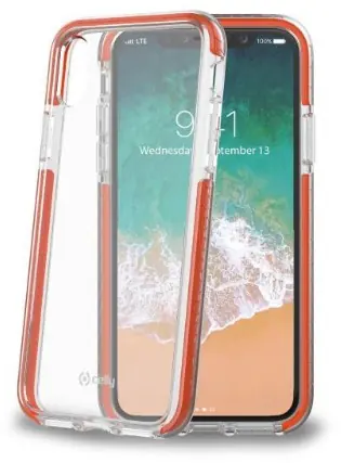 HEXAGON COVER IPHONE XS/X ORANGE