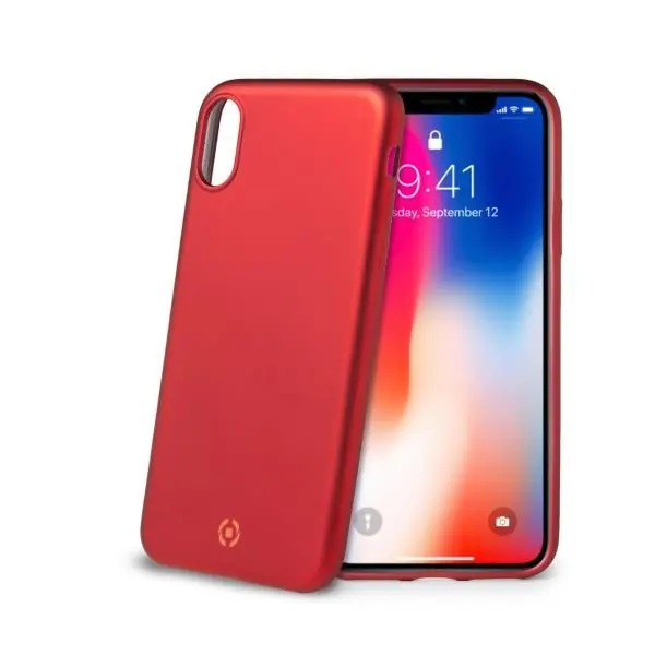SOFTMATT COVER IPHONE XS/X RED
