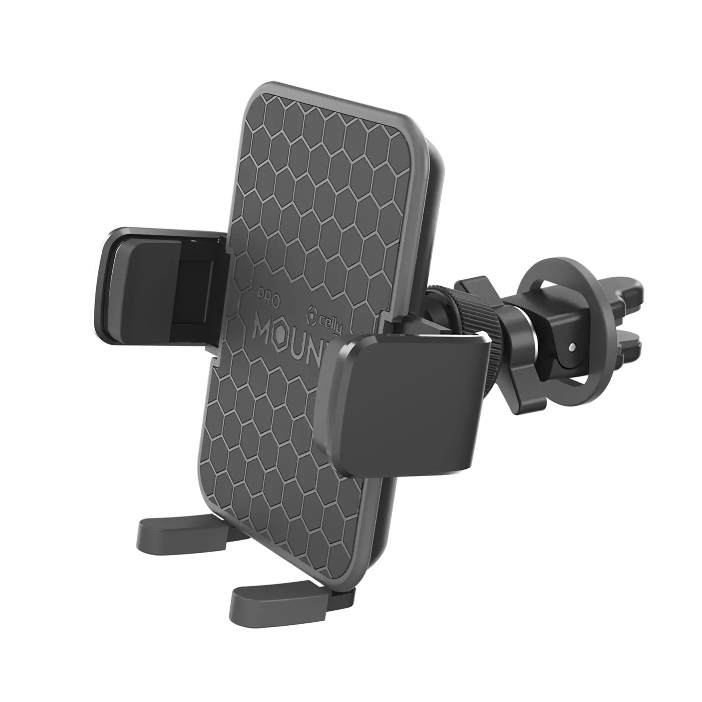 MECHANICAL AIRVENT CAR HOLDER BLACK