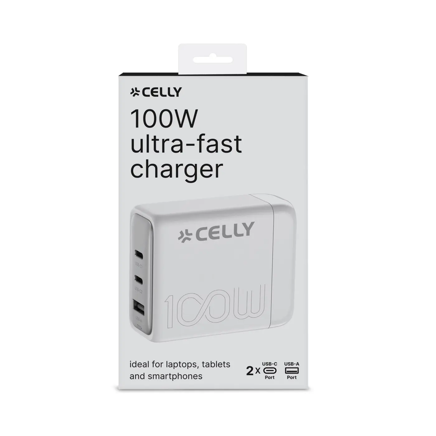 2USB-C/USB-A POWERSTATION GAN 100W