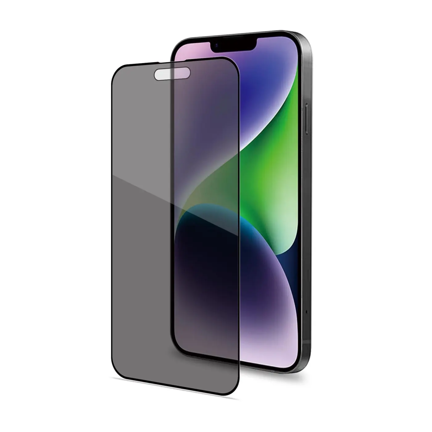PRIVACY GLASS IPHONE 15 PLUS BK