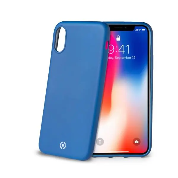 SOFTMATT COVER IPHONE XS/X BLUE