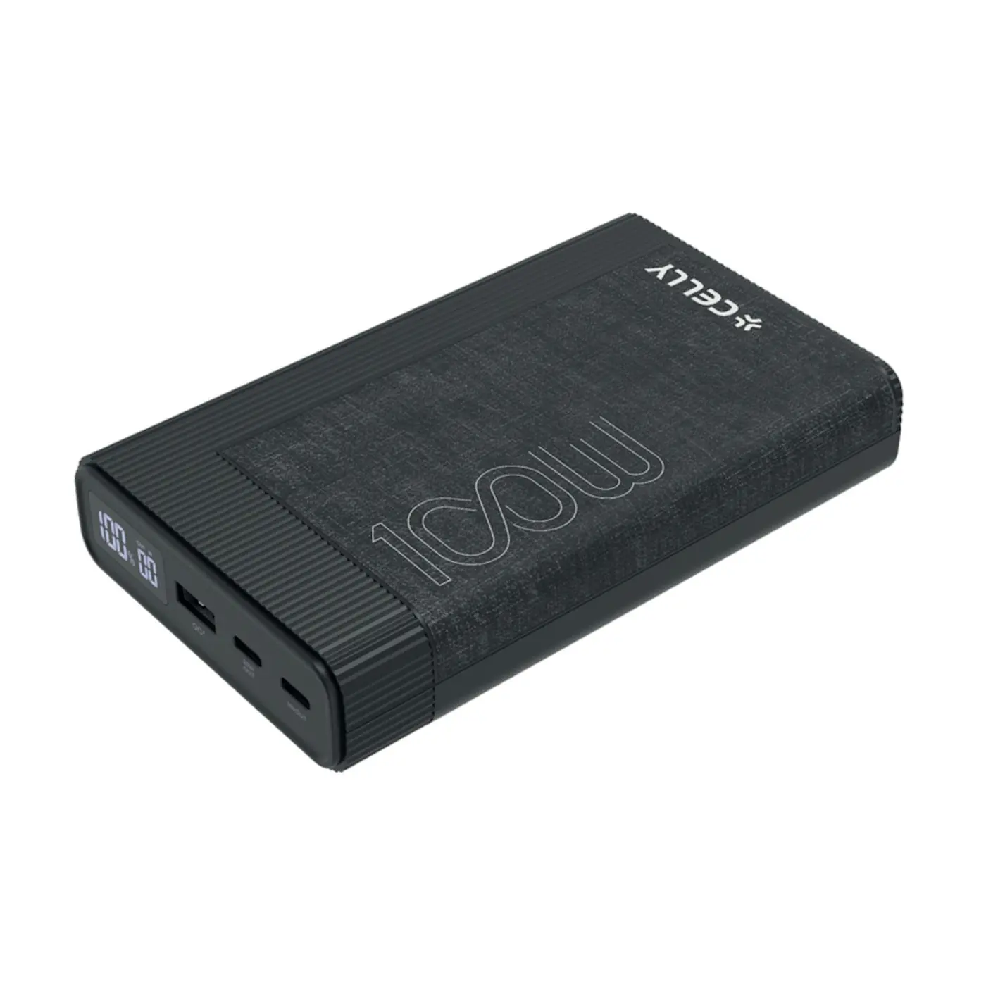 POWERBANK 20000MAH DISPLAY 100W BK