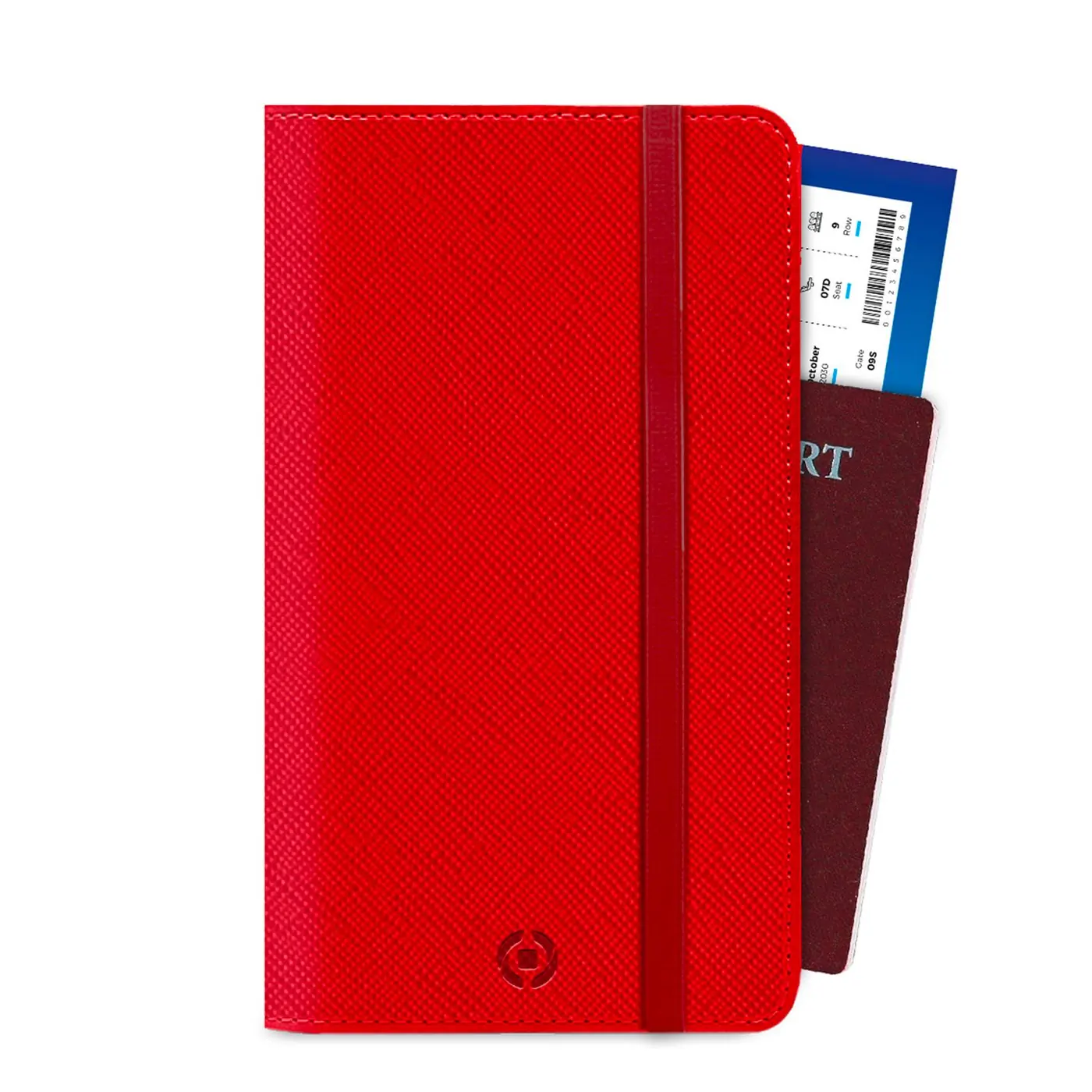 VENERE PASSPORT FOLDER RED