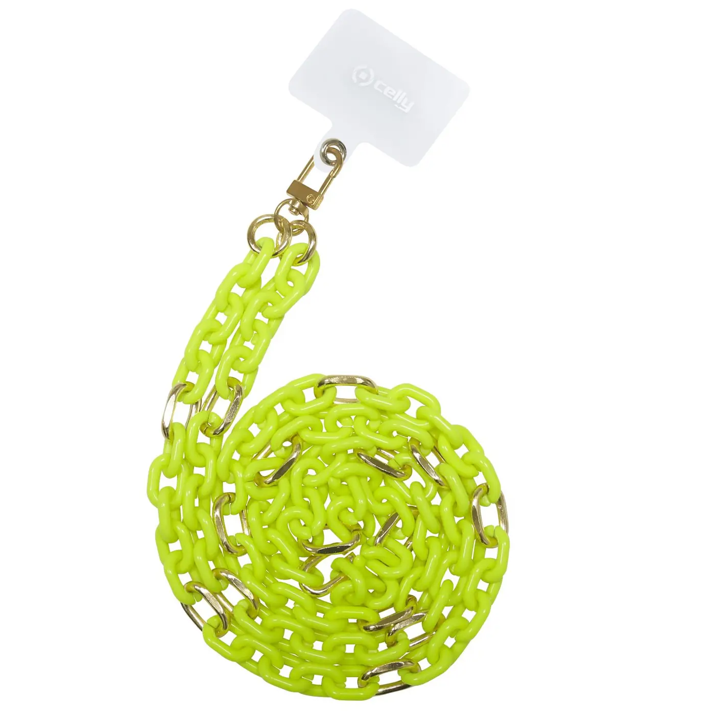 NECK LACET CHAIN YELLOW FLUO