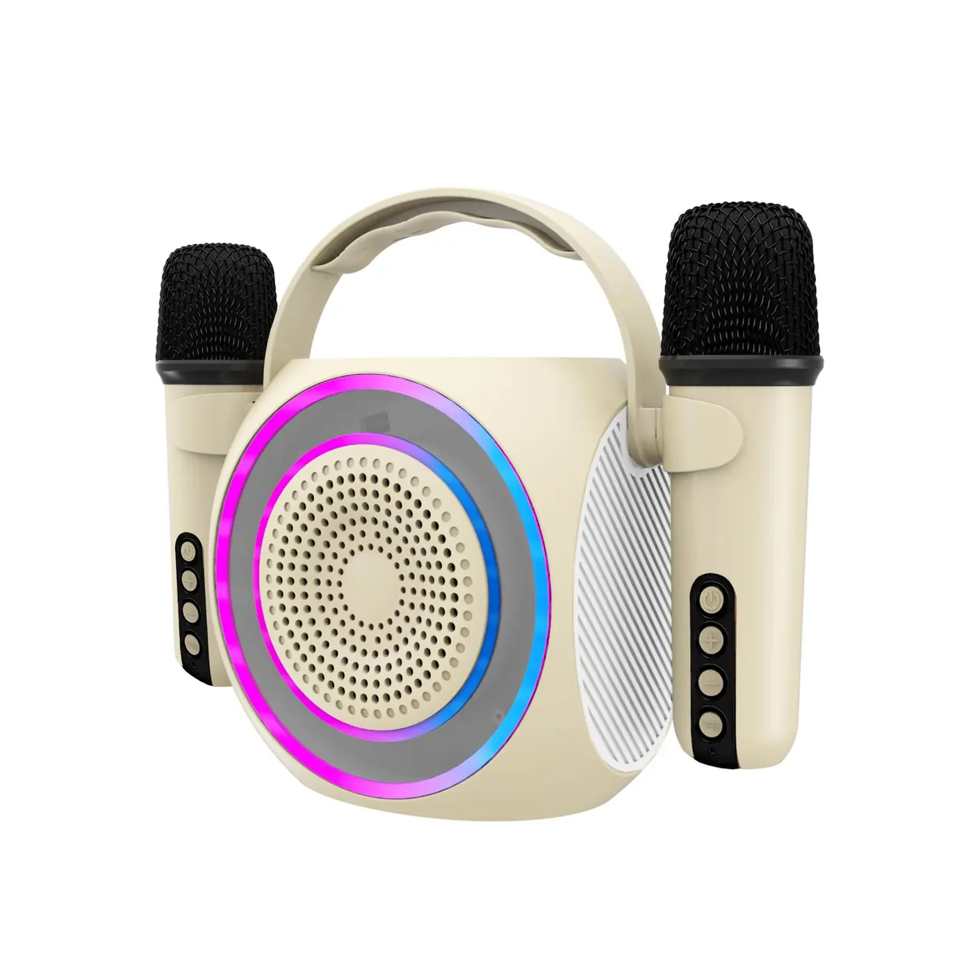 5W 2MICROPHONE WLS SPEAKER RGB WH