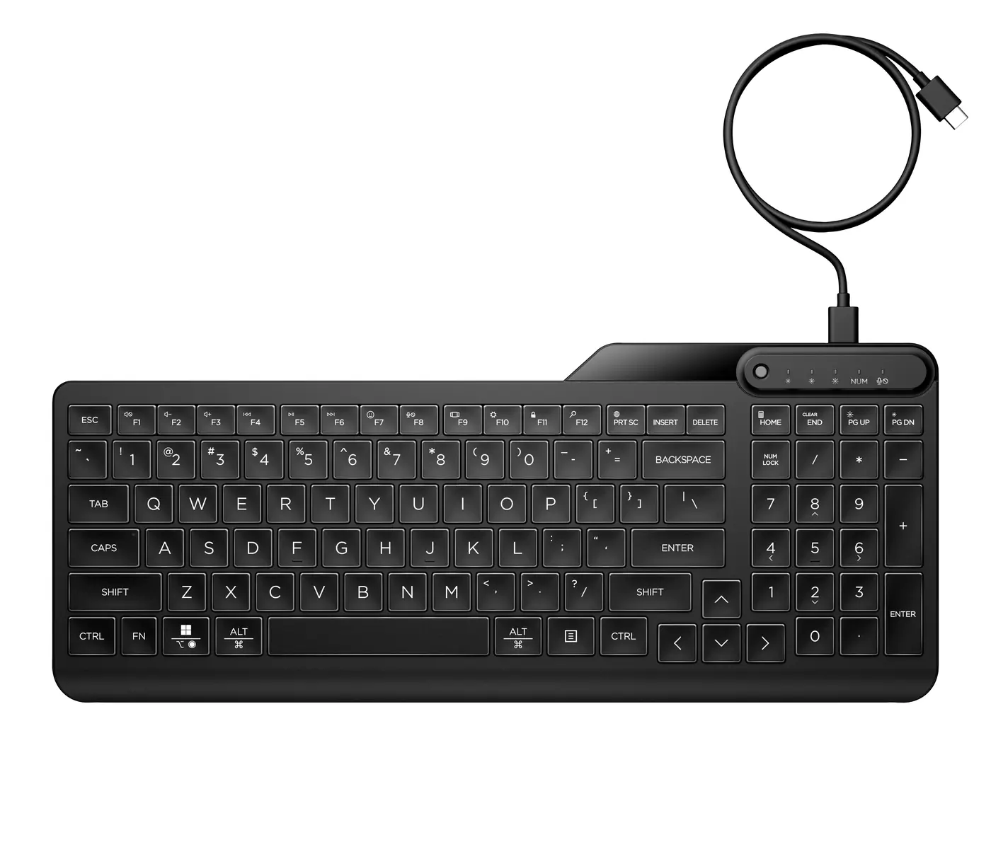 HP 405 TASTIERA USB RETROILLUMIN