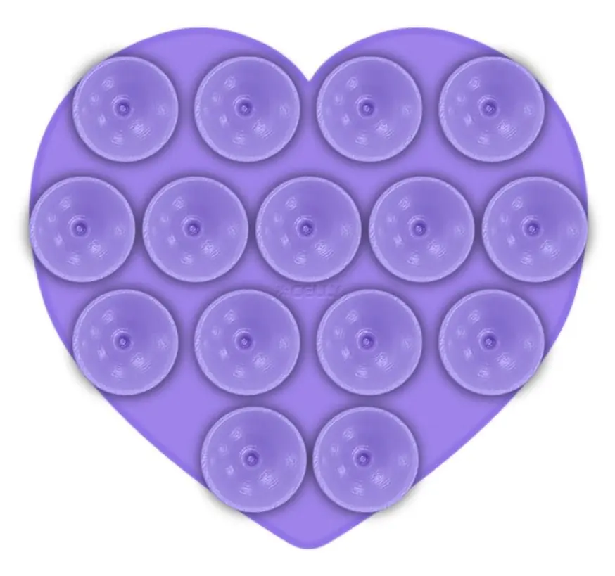SUCTION CUP HEART SHAPE VL