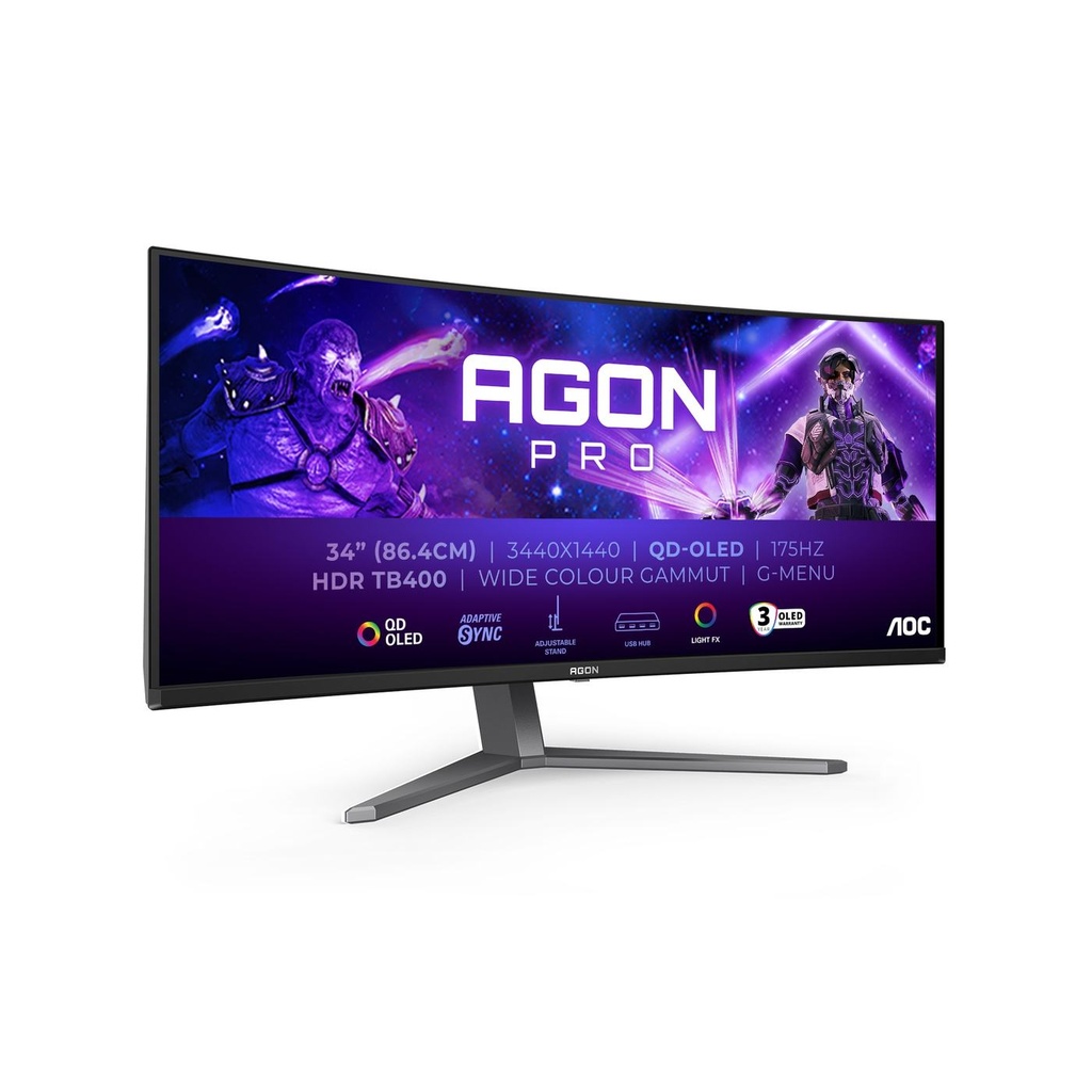 34 MONITOR QD-OLED 3840X2160 REG H