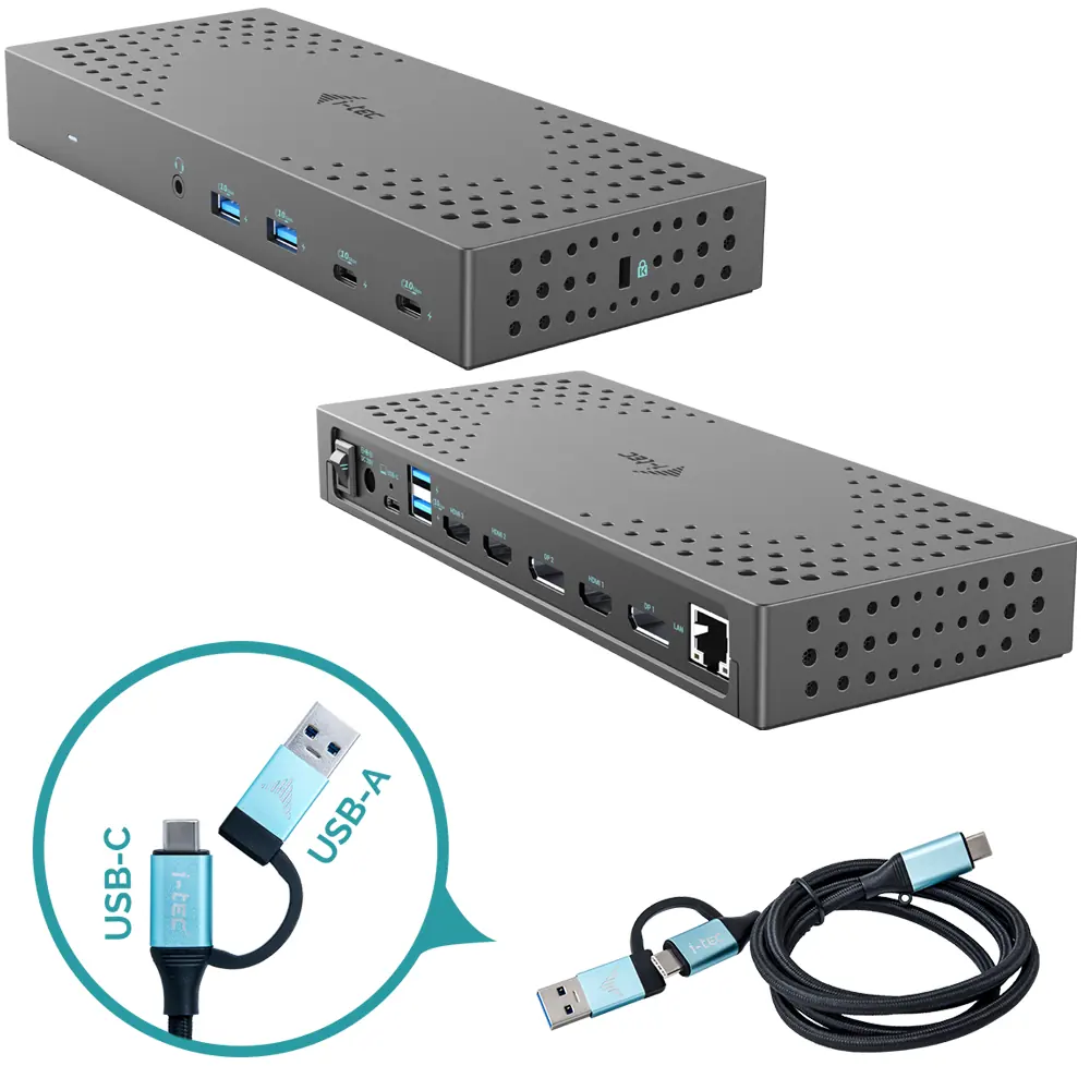 USB3.0/USB-C/ THUNDER3X 4K+P.D.100W