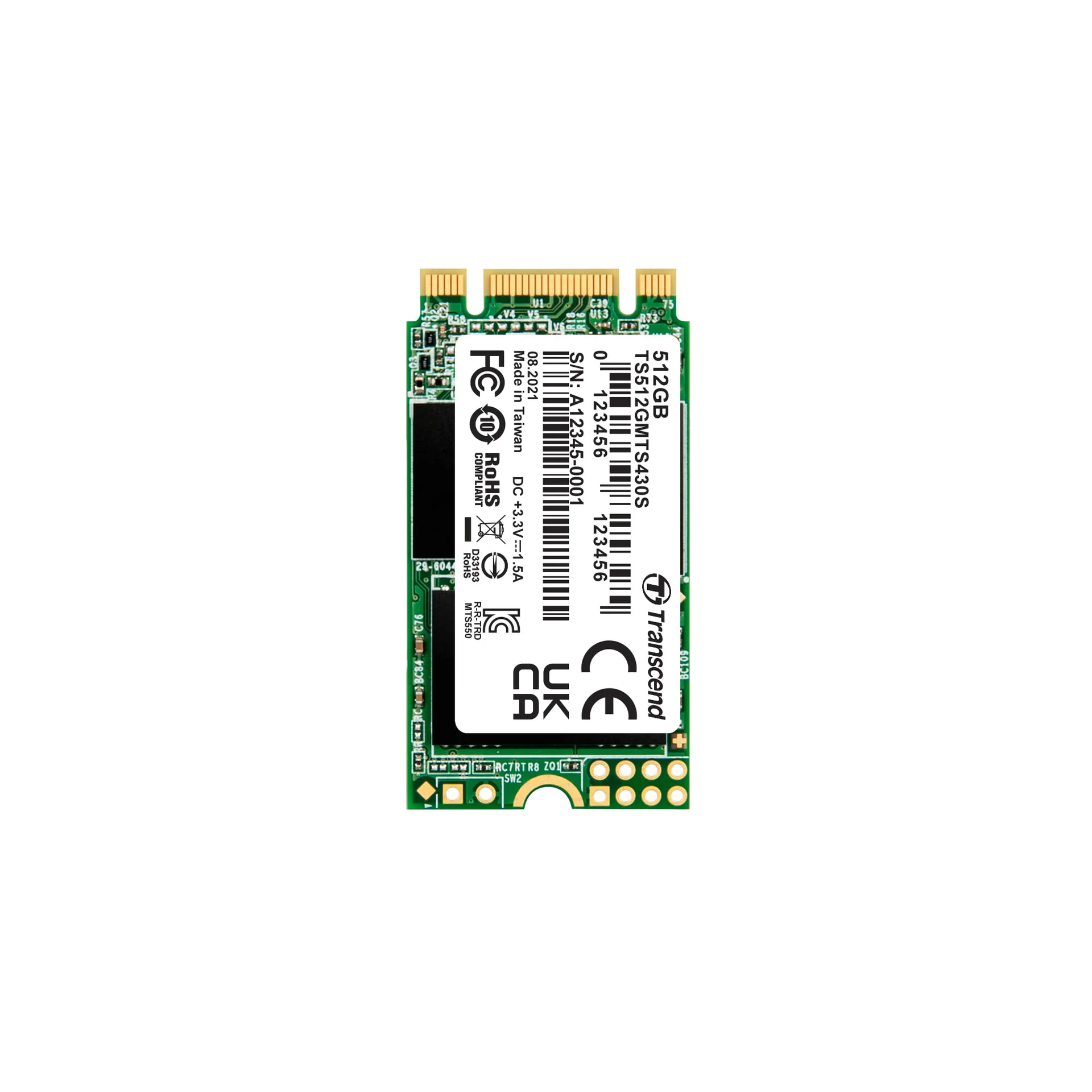512GB  M.2 2242 SSD  SATA3  TLC