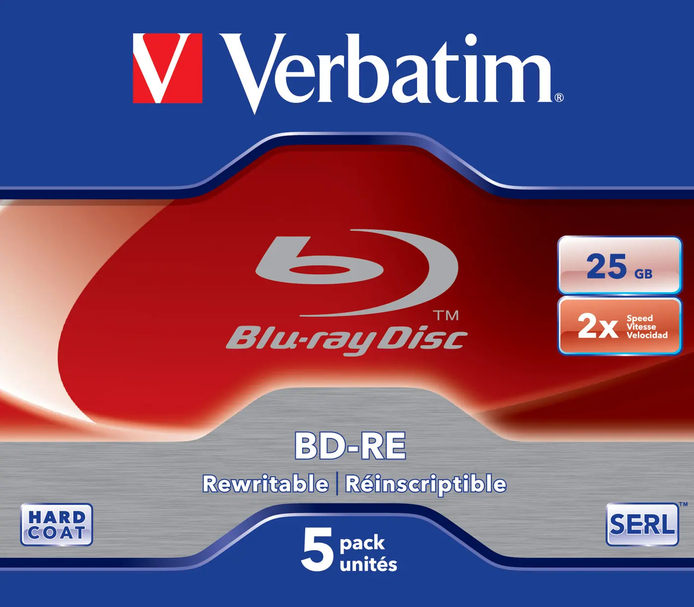 BLU RAY DISC RE 25GB 2X CONF.5PZ  S