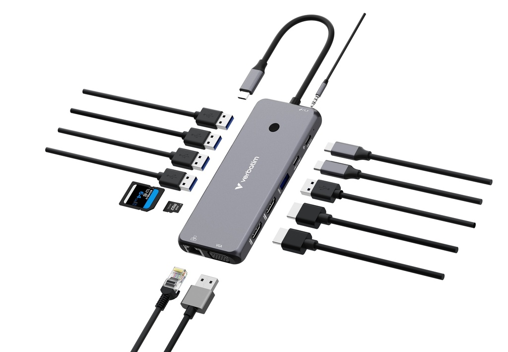 USB C 14 IN 1 HDMI 4K VGA PD 85W